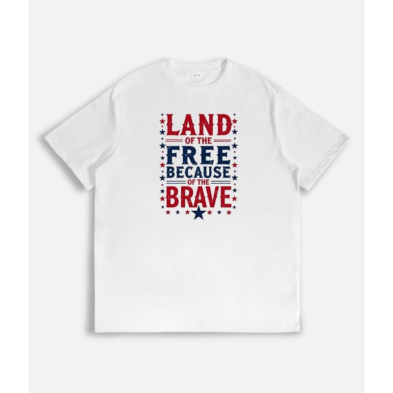 T - Shirt with Patriotic Motif: Celebrating Freedom and Bravery Hoodie, Sweatshirt | UrbanDripWear.com