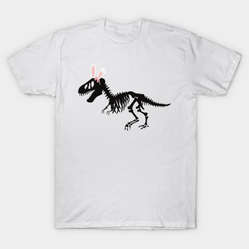 T Rex Fossil with bunny ears T-Shirt Hoodie, Sweatshirt | UrbanDripWear.com