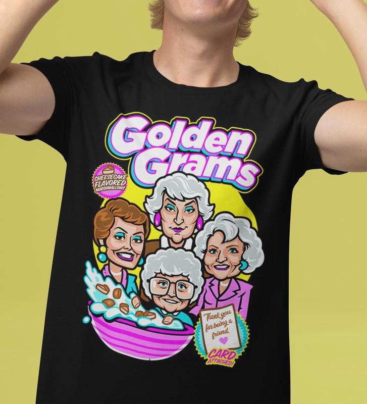 T-Shirt Golden Grams Golden Girls TV Show Graphic Tee Hoodie, Sweatshirt | UrbanDripWear.com