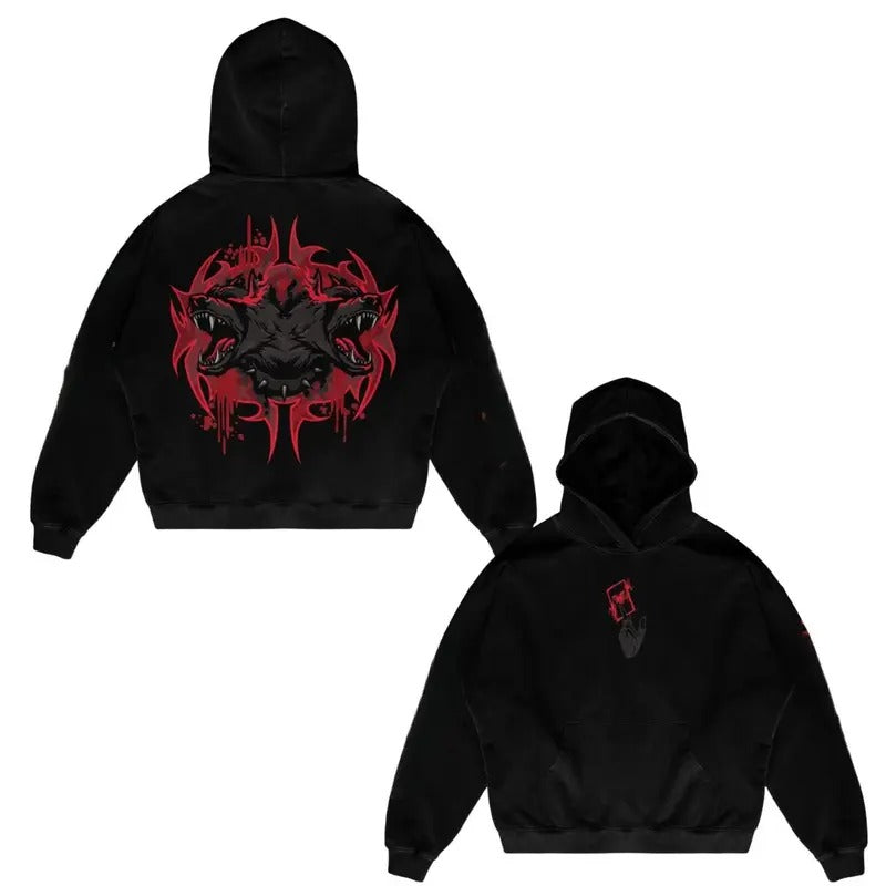 Arcane Pitfighter Hoodie/T-Shirt Anime Hoodie/T-Shirt MenSwear Cotton Men's Sleeve Top Crewneck Hoodie/T-Shirt Warriors...
