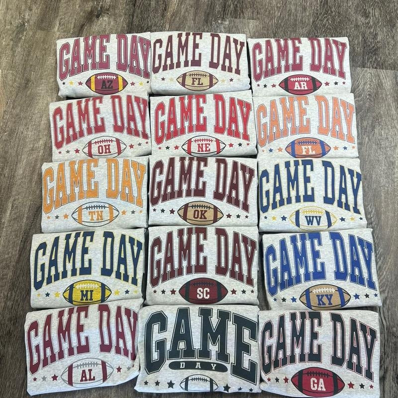 Game Day Sweatshirt/T-Shirt Hoodie | UrbanDripWear.com