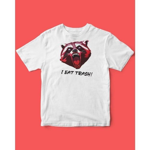 T-shirt Angry Raccon no. 1