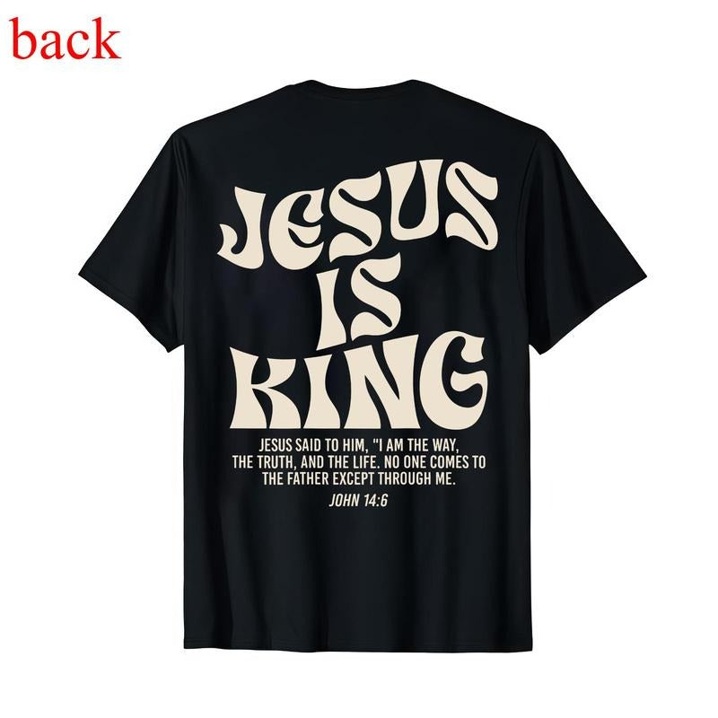 T-shirt for Unisex Jesus Is King Bible Verse John 14:6 Christian God Religious T-Shirt Hoodie, Sweatshirt | UrbanDripWear.com