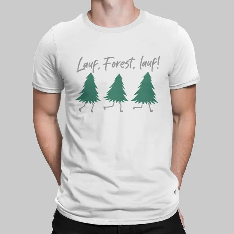 T-shirt run, forest, run! Climate Environment Forest Men Unisex Hoodie, Sweatshirt | UrbanDripWear.com