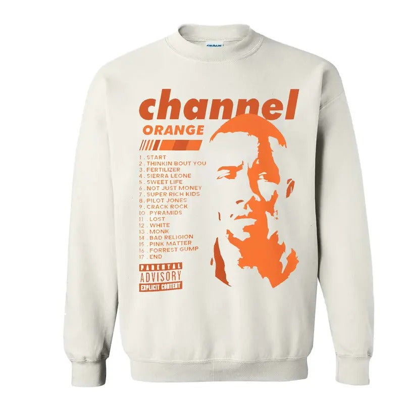 Frank Ocean Sweatshirt/Hoodie/T-shirt, Hiphop Vintage Shirt, Frank Ocean Album " Channel", 90s Graphic Tee For Unisex