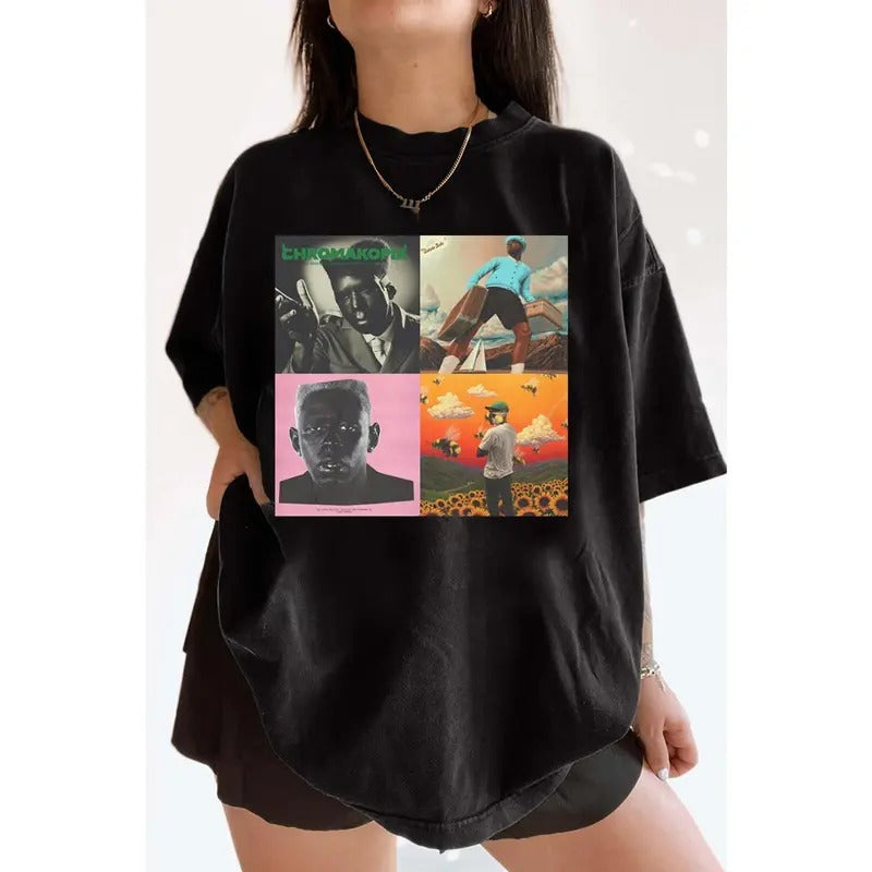 T.y.l.er The Cre@tor, Albums Tee, unisex cotton Shirt Hoodie, Sweatshirt | UrbanDripWear.com