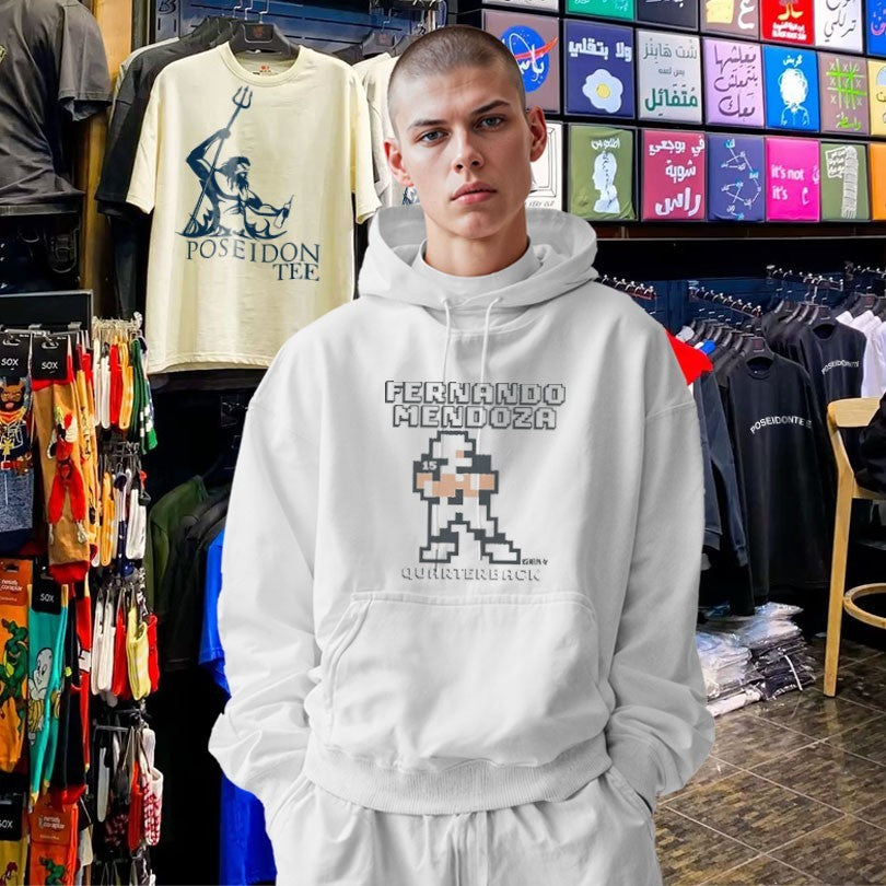 Fernando Mendoza Quarterback Vegas Retro Baller T-shirt