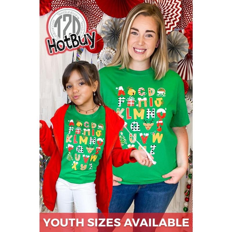 T2D Alphabet Christmas T-Shirt Hoodie, Sweatshirt | UrbanDripWear.com