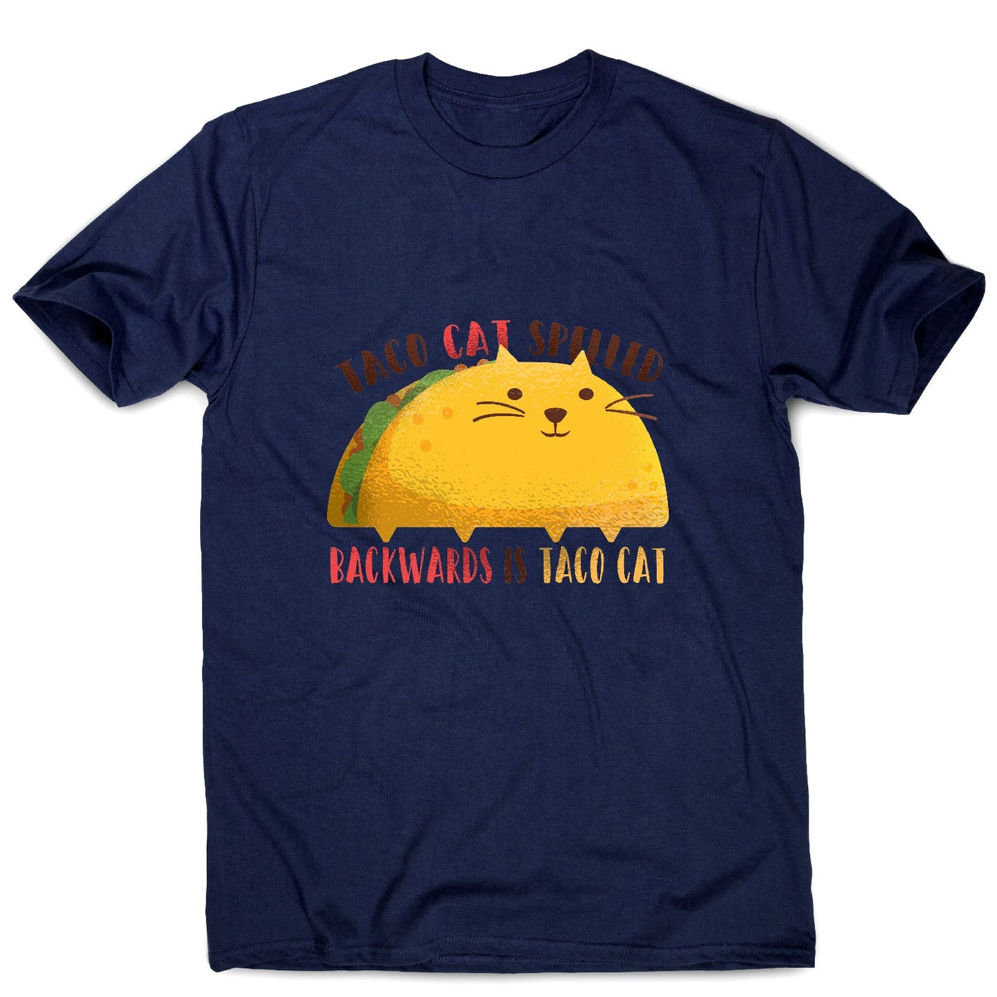 Taco cat graphic - illustration men's t-shirt