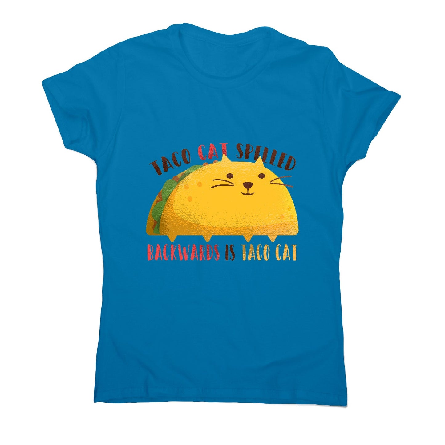 Taco cat graphic - illustration women's t-shirt