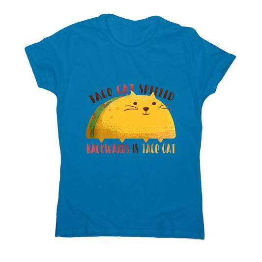 Taco cat graphic - illustration women's t-shirt