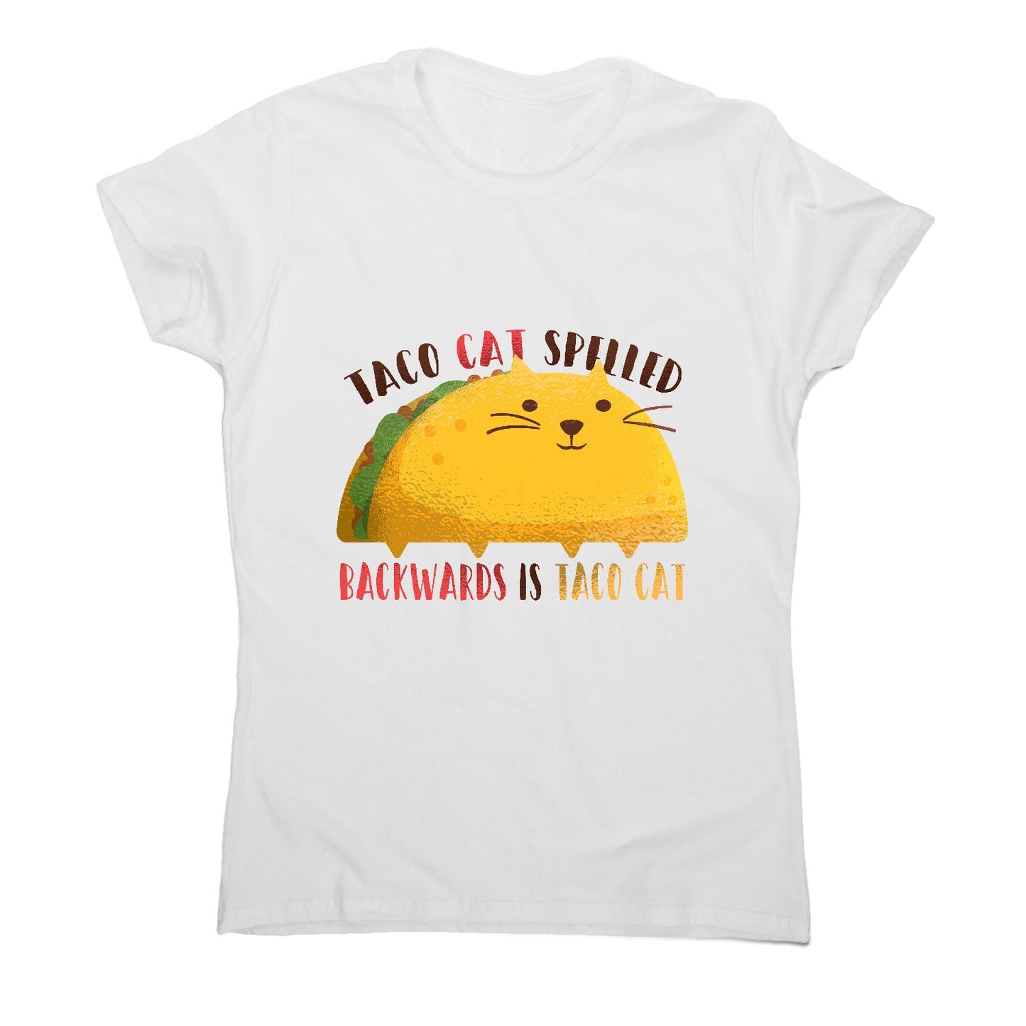 Taco cat graphic - illustration women's t-shirt