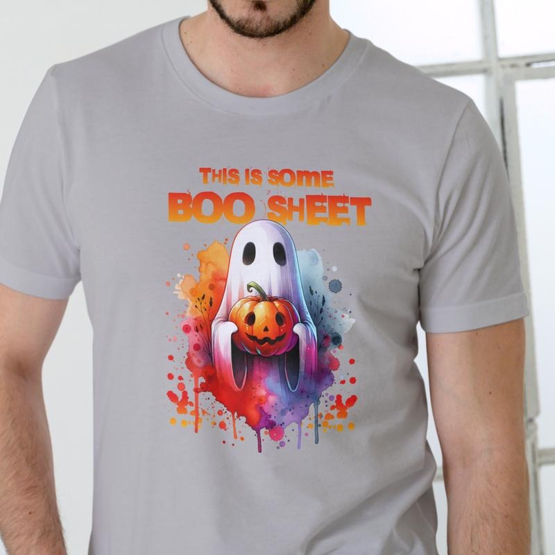 THIS IS SOME BOO SHEET HALLOWEEN T SHIRT, Unisex Cotton graphic T Shirt Hoodie, Sweatshirt | UrbanDripWear.com