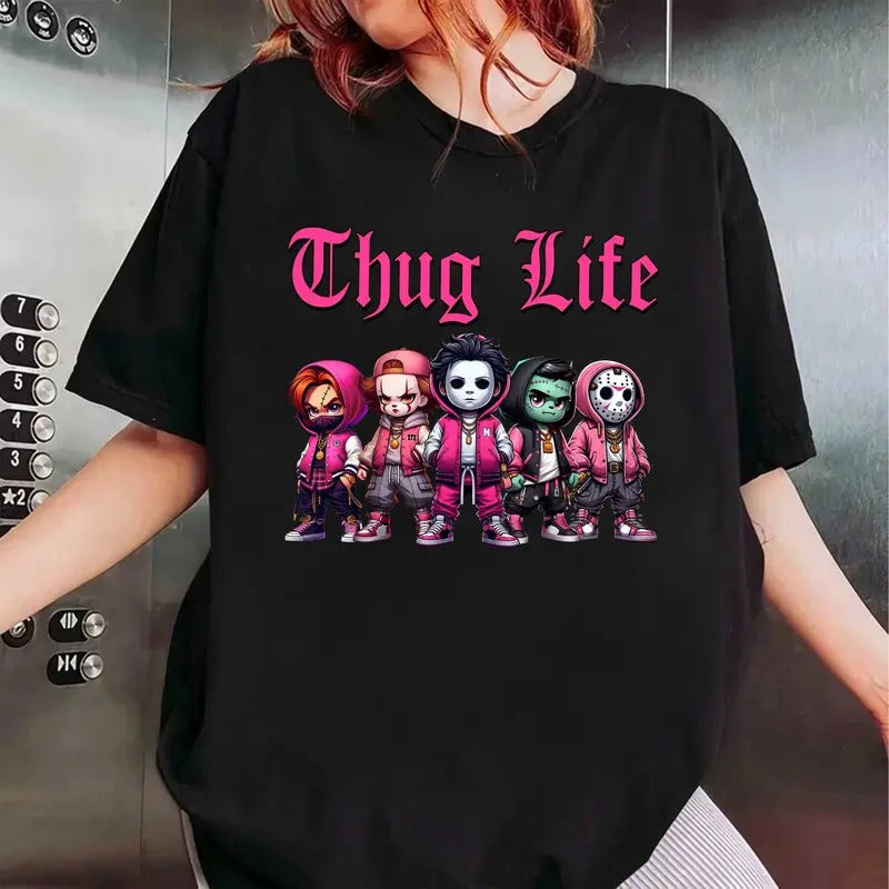 THUGLIFE Shirt, Hallowen Shirt,  Cute Fall Shirt, Spooky Season Hoodie, Sweatshirt | UrbanDripWear.com