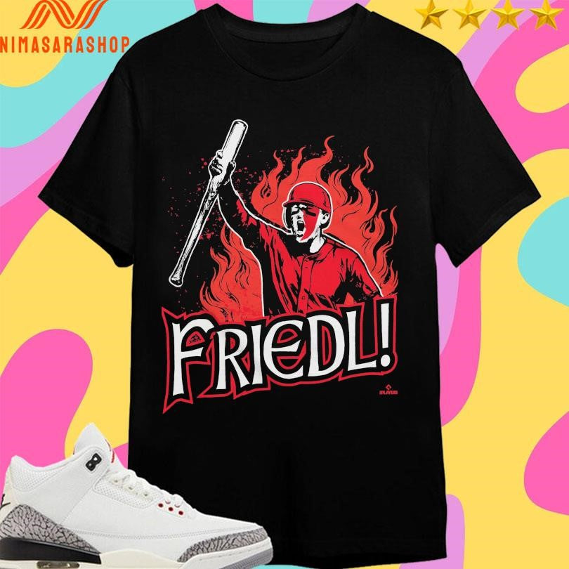 TJ Friedl Battle Cry Baseball Shirts