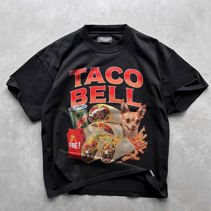 Taco Bell 90's Bootleg T-Shirt, Funny Gifts, Meme Shirt Hoodie, Sweatshirt | UrbanDripWear.com