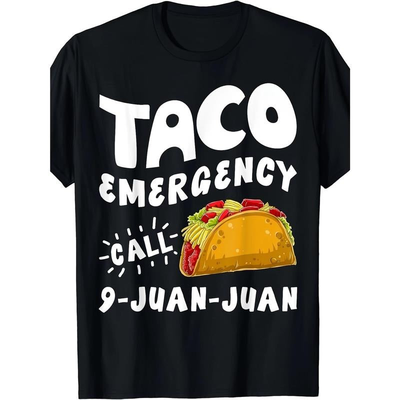 Taco Emergency Call 9 Juan Juan Funny Cinco De Mayo Men T-Shirt  made in usa Hoodie, Sweatshirt | UrbanDripWear.com
