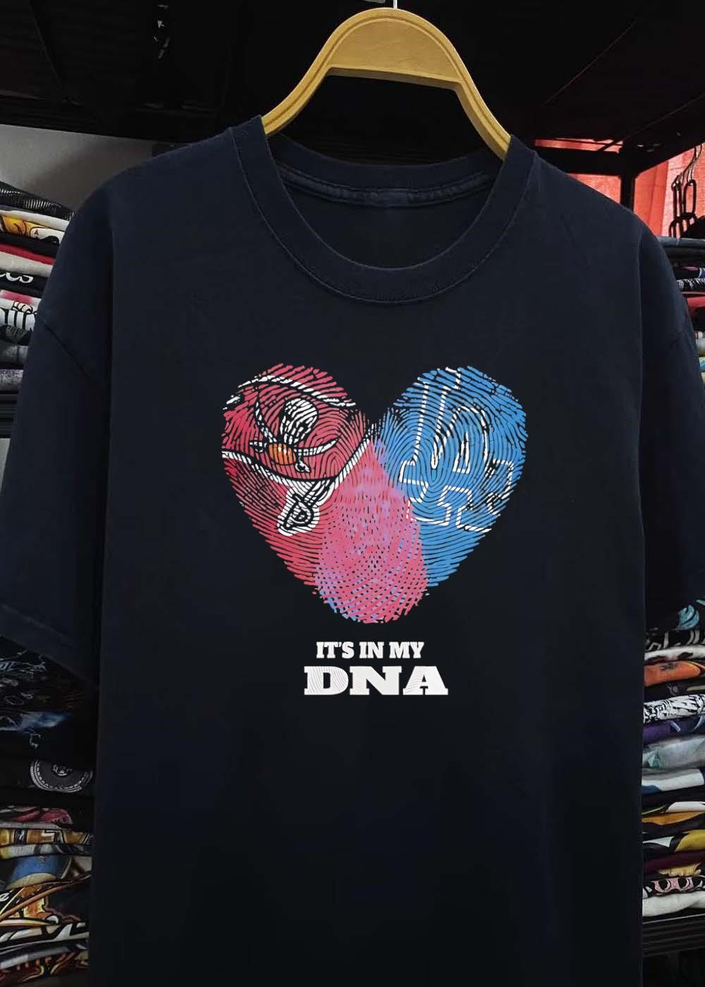 Tampa Bay Buccaneers Los Angeles Dodgers It Is in My DNA Shirt