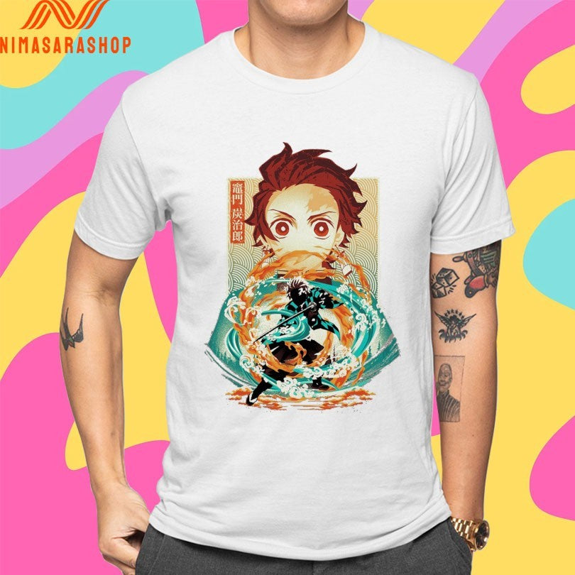 Tanjiro Kamado The Boy Who Carries Two Flames Shirts