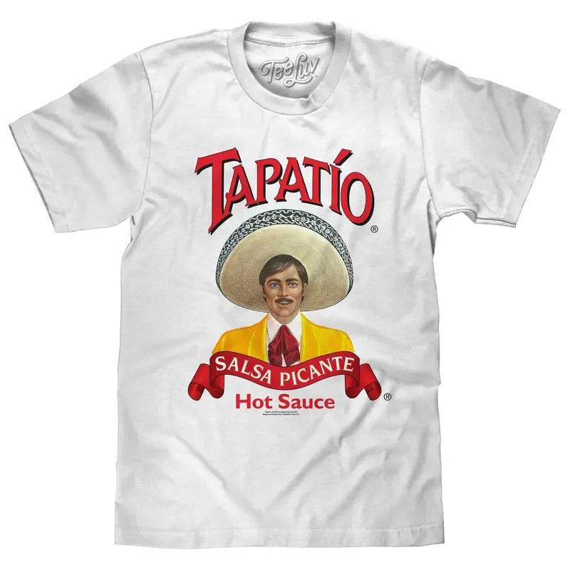 Tapatio Salsa Picante Logo T-Shirt - White Hoodie, Sweatshirt | UrbanDripWear.com