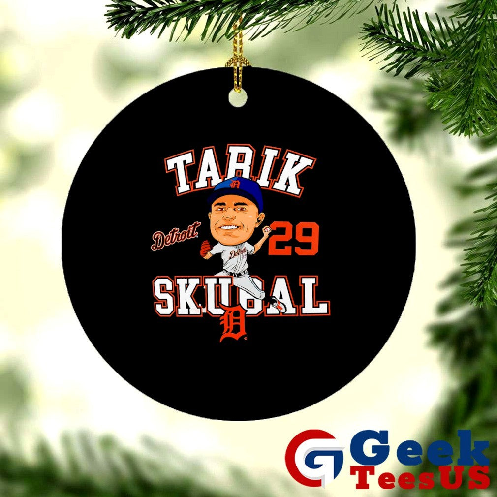 Tarik Skubal Detroit Tigers MLB caricature shirt