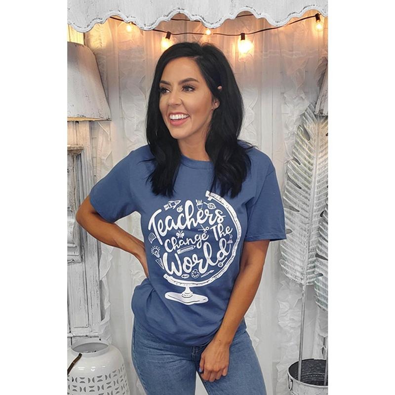 Teachers Change the World T-Shirt Hoodie, Sweatshirt | UrbanDripWear.com