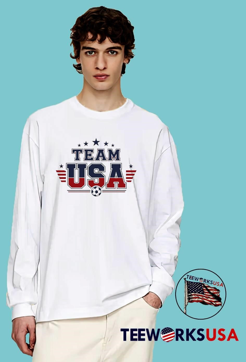Team USA Soccer Apparel ‘ Support the National Squad ‘ Team USA Soccer T-Shirt