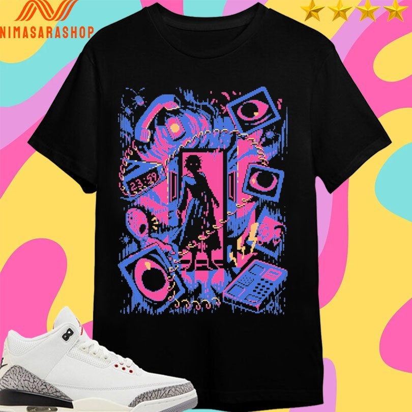 Tease Of Terror PixelEyeBat Shirts