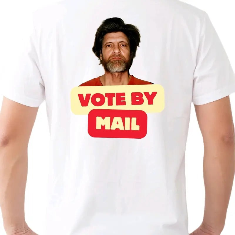 Ted- No ID: Vote by Mail T-Shirt, cotton Menswear Top Sport t shirt Hoodie, Sweatshirt | UrbanDripWear.com
