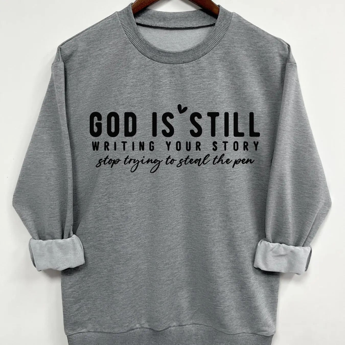Teen Girl's Letter Print Crew Neck Sweatshirt, Casual Long Sleeve Pullover for Daily Wear, Fashion Cozy Top for Teenager...