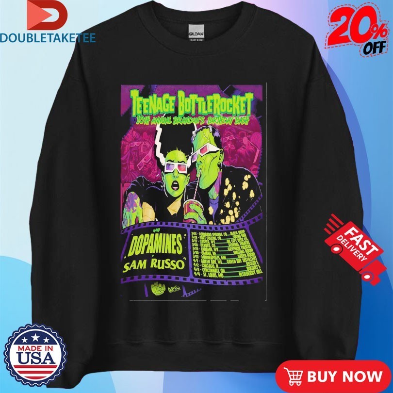 Teenage Bottlerocket 2026 US Tour Shirts