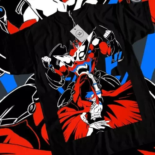 Tengen Toppa T-shirt Gurren Lagann Kamina Anime Manga Black Gifts Shirt All Size Hoodie, Sweatshirt | UrbanDripWear.com