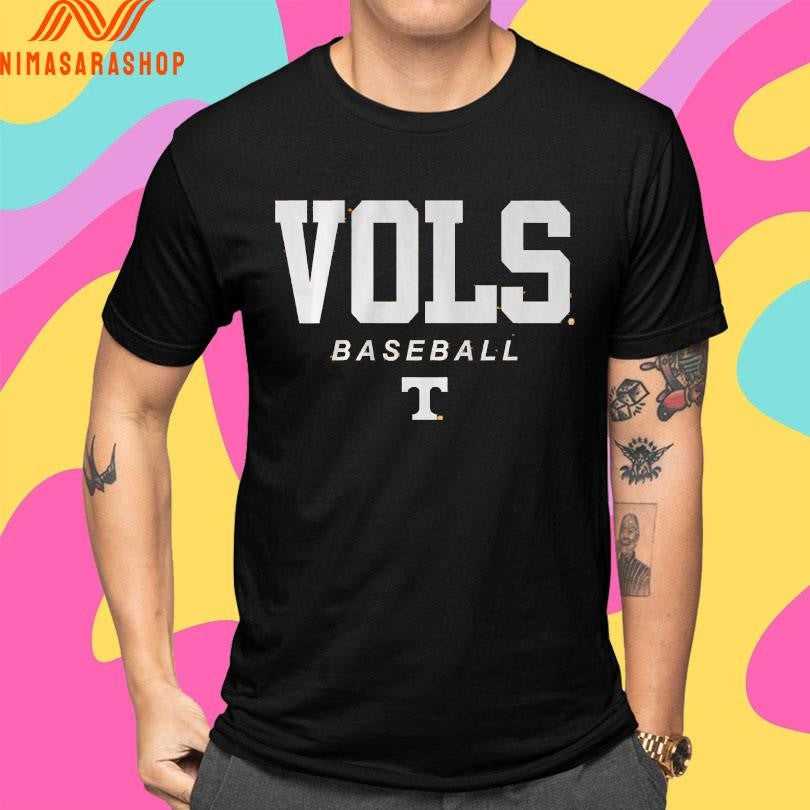 Tennessee Baseball Wordmark And Logo Shirts
