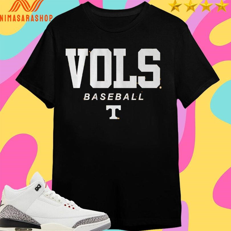 Tennessee Baseball Wordmark And Logo Shirts