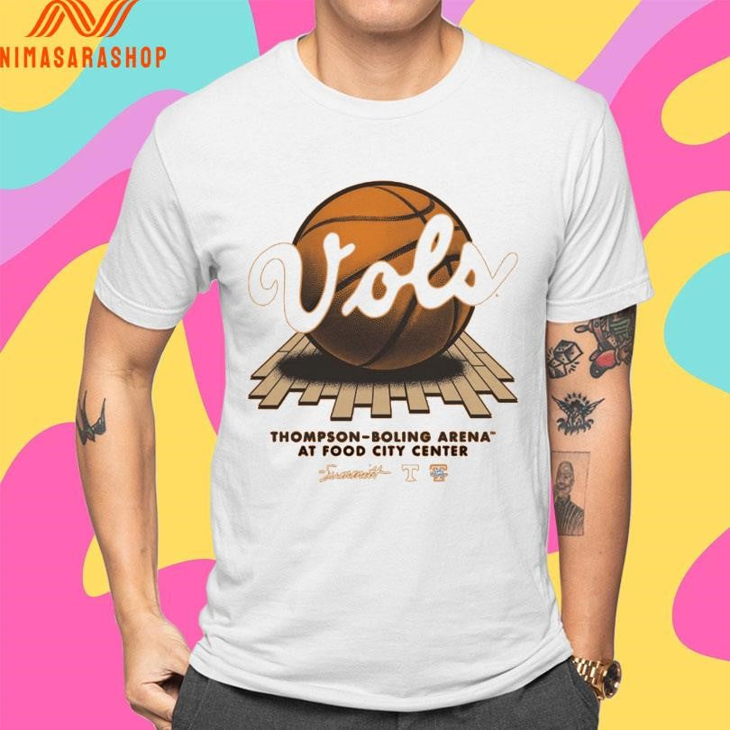 Tennessee Volunteers Men’s Basketball Thompson-Boling Arena At Food City Center Summitt Shirts