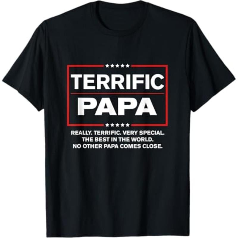 Terrific Papa - Funny Donald Trump Best Papa T-Shirt Comfy Menswear Hoodie, Sweatshirt | UrbanDripWear.com