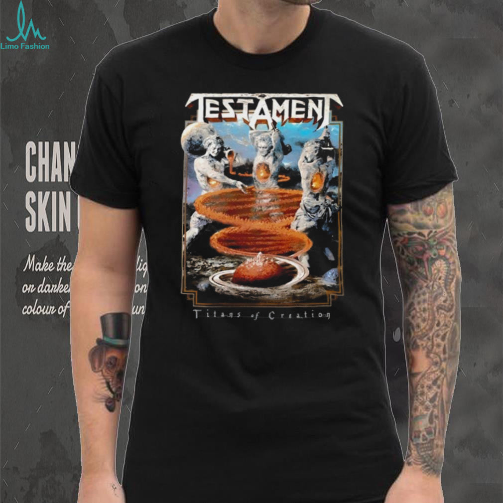 Testament Titans of Creation Album Art Graphic T Shirt