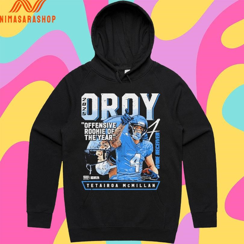 Tetairoa McMillan Carolina Panthers 2025 Oroy Offensive Rookie Of The Year Shirts
