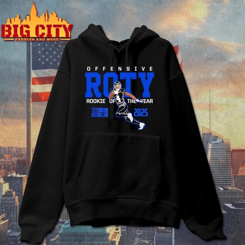 Tetairoa McMillan Offensive Rookie Of The Year 2025 shirt