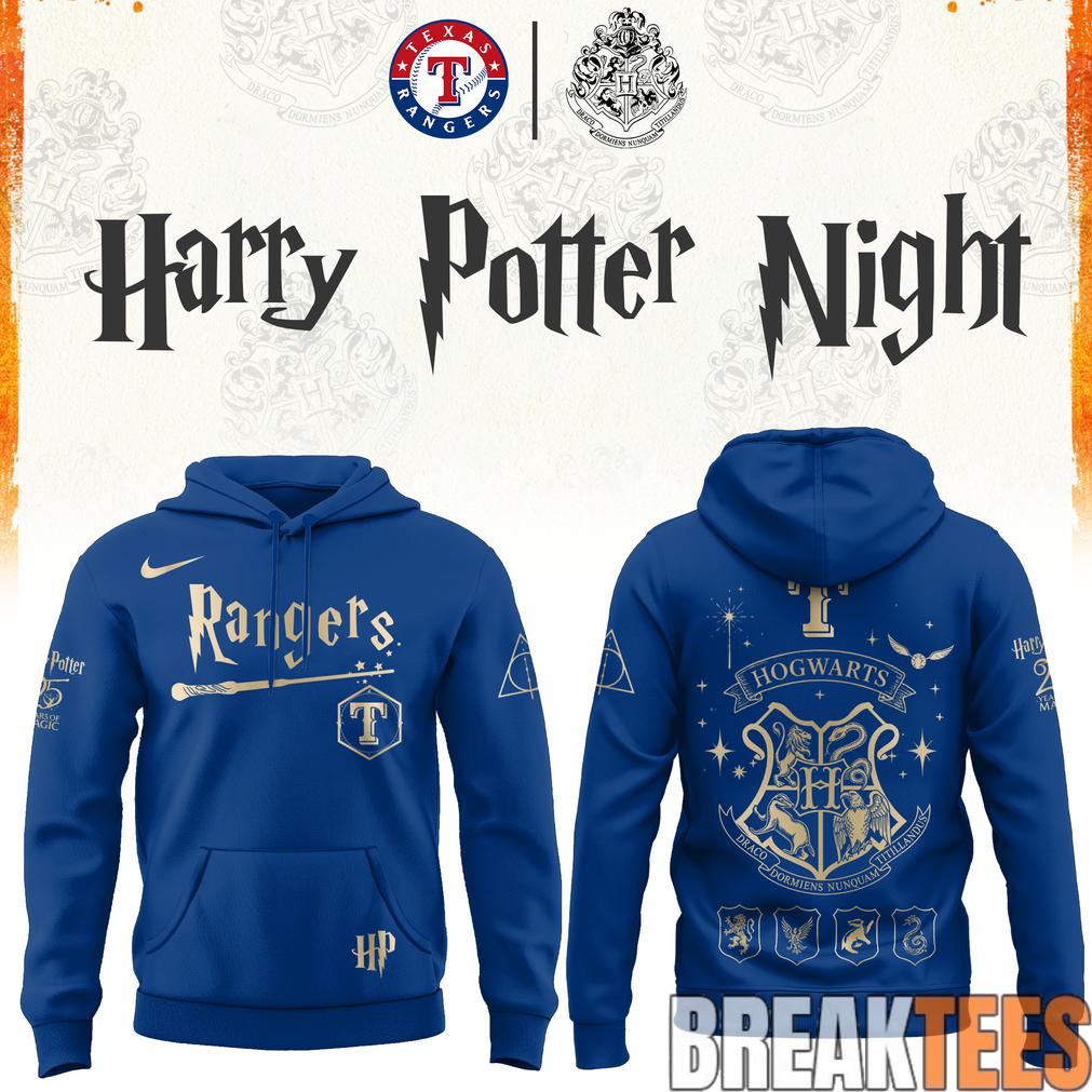 Texas Rangers Baseball Harry Potter Limited Edition Hoodie