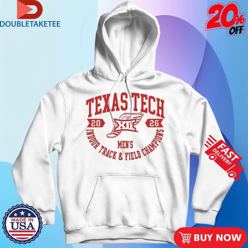 Texas Tech Red Raiders Big 12 2026 Men’s Indoor Track & Field Champions T-shirts