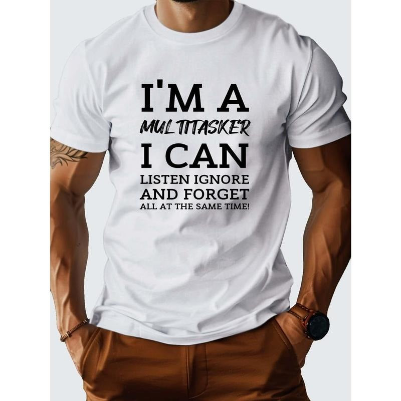 Text art pure cotton men's T-shirt comfort fit, 1 pc, 100% cotton T-shirt Made in USA Hoodie, Sweatshirt | UrbanDripWear.com