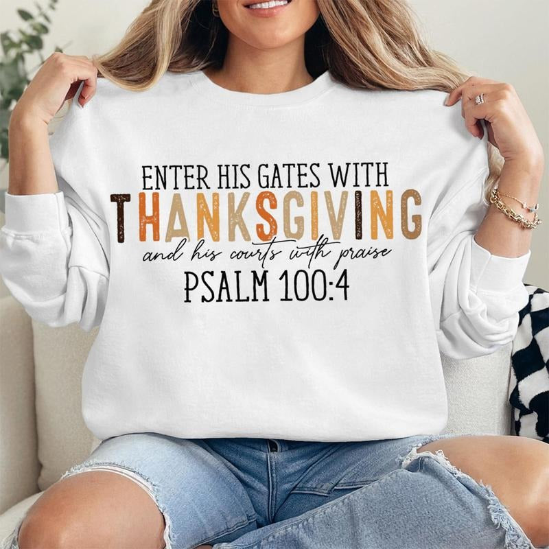 Thankful Christian, Hello Thanksgiving Graphic Sweatshirt Casual Fleece Sweatshirt Tops Trendy For Women For Men...