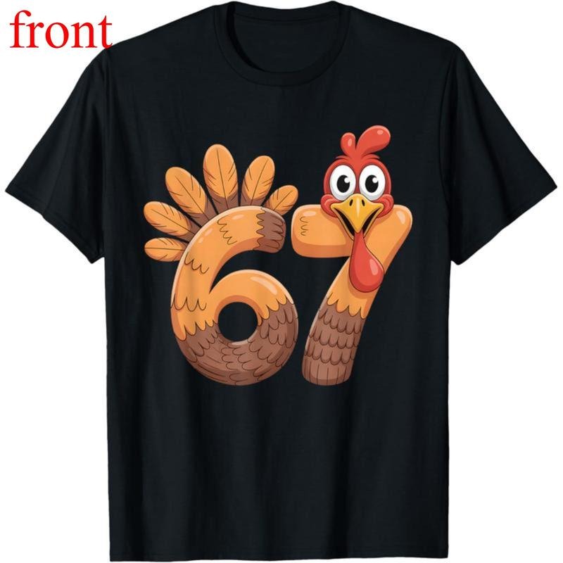 Thanksgiving Funny Turkey Thanksgiving 67 Turkey T-Shirt Printed in USA Hoodie, Sweatshirt | UrbanDripWear.com