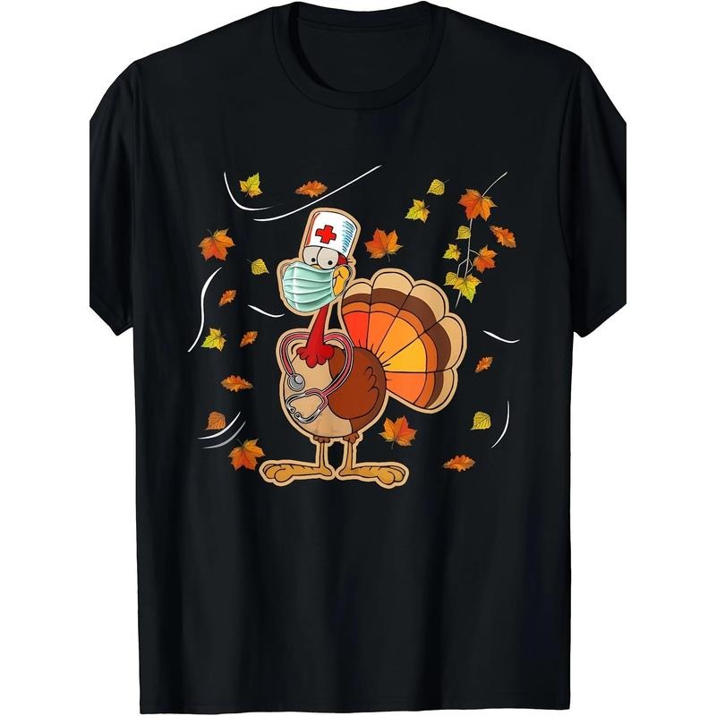 Thanksgiving Men Turkey T-Shirt - 220g made in usa Hoodie, Sweatshirt | UrbanDripWear.com