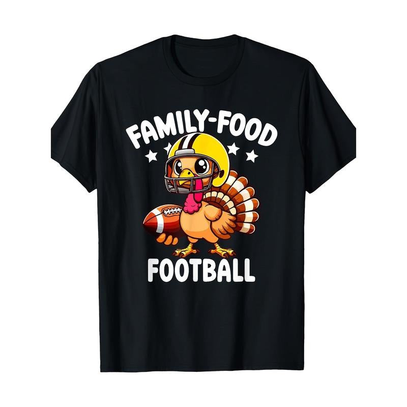 Thanksgiving Turkey T-Shirt-100% Cotton 220g made in usa Hoodie, Sweatshirt | UrbanDripWear.com