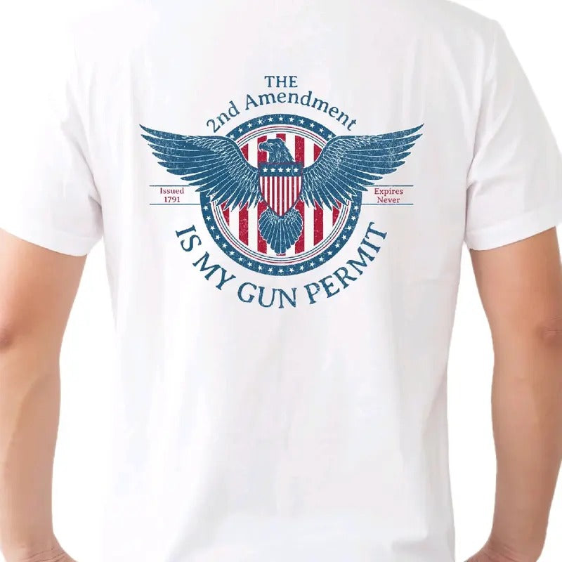 The 2nd Amendment is my gun permit T-shirt t shirt Hoodie, Sweatshirt | UrbanDripWear.com
