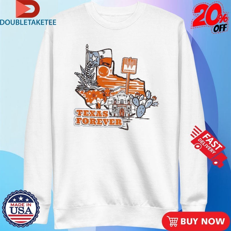 The Alamo X Whataburger Texas Forever Shirts