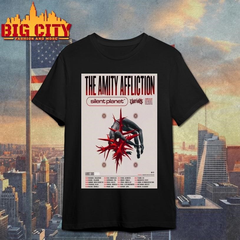 The Amity Affliction Europe UK 2026 Poster Shirt