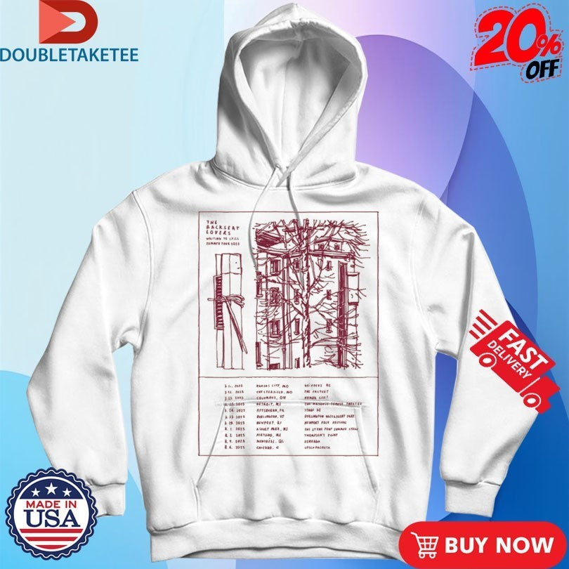 The Backseat Lovers US Tour 2023 Summer Shirts